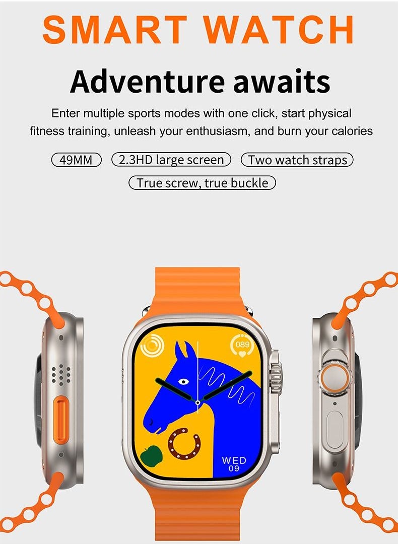 AROAQ - i10 Ultra Max Smart Watch Men Women IP67 Waterproof Wireless Charging Smartwatch Pk HK8 Pro Max DT7 Max Z8 Ultra 9 Max - Image 1