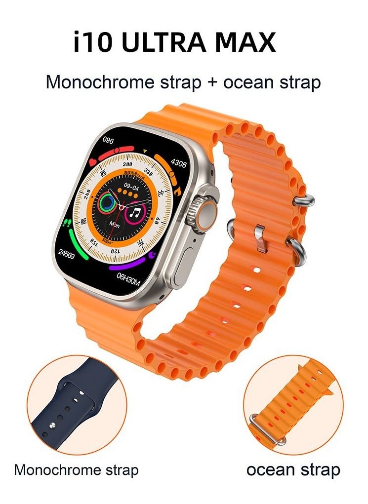 AROAQ - i10 Ultra Max Smart Watch Men Women IP67 Waterproof Wireless Charging Smartwatch Pk HK8 Pro Max DT7 Max Z8 Ultra 9 Max - Image 1