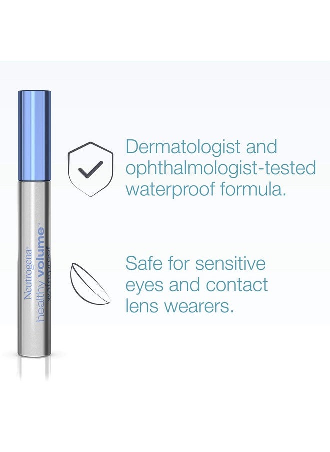 Neutrogena Healthy Volume Lash Plumping Waterproof Mascara Volumizing And Conditioning Mascara With Olive Oil To Build Fuller Lashes Clumpsmudgeand Flake Free Black/Brown 08 0.21 Oz  - Image 5