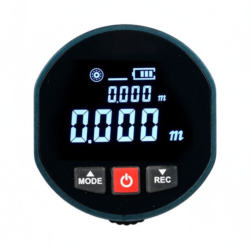 Distance Meter: Roller, Magnetic Back, 0‑99.999 Meter Range, 1cm Accuracy, 5 Adjustable Modes, 10 Data Storage Sets - Portable Measuring Device for Indoor Outdoor Surface Measurement - Image 1
