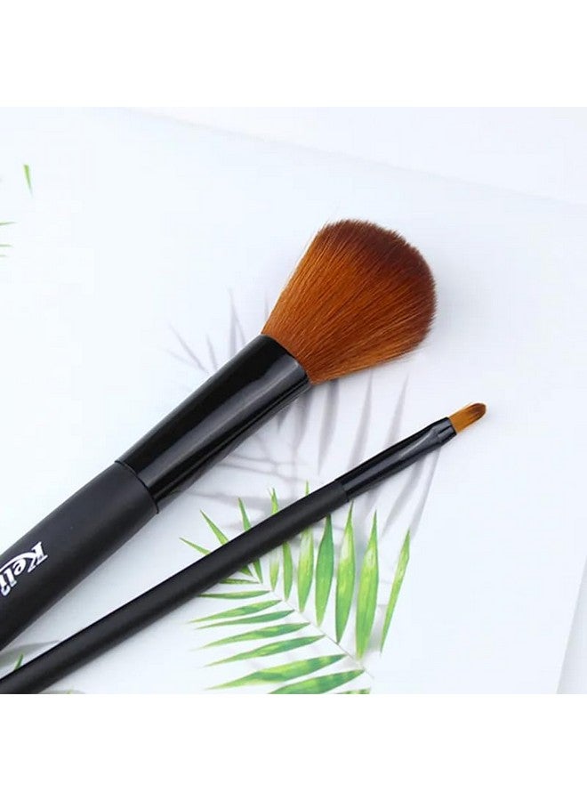 KIRA 5Pcs Makeup Brush Set Uses For Powder, Shading, Eyeshadow, Concealer And Brow Brush With Soft And Bristle Makeup Brushes For Women (7839) - Image 4