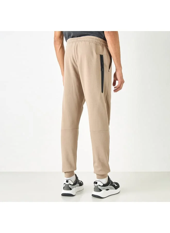 Kappa Kappa Solid Joggers with Drawstring Closure and Pockets
