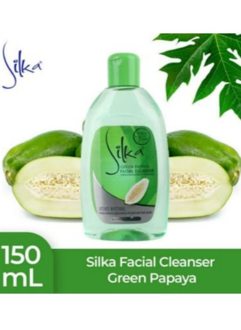 Silka Silka Green Papaya Facial Cleanser 150 ml  - Image 2