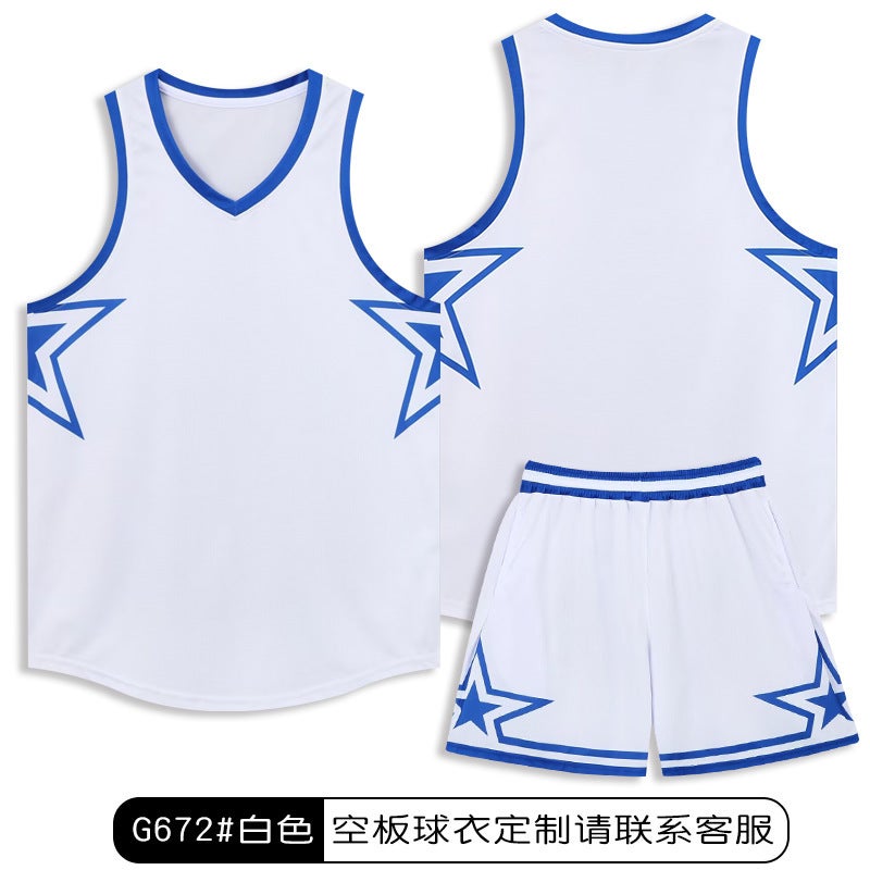 Basketball Uniforms Men'S And Women'S Adult College Student Game Team Uniforms American Quick-Drying Jersey Quarter Pants Set With Printed Numbers - Image 3
