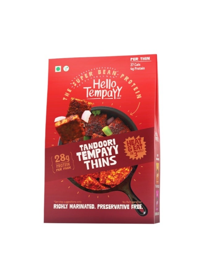 Tempeh Thins, Tandoori - 150g, India
