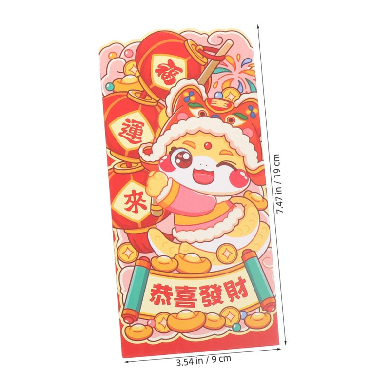 Cute Cartoon Red Envelopes For Chinese New Year Birthday Wedding Sturdy Hongbao Money Pockets - Image 3