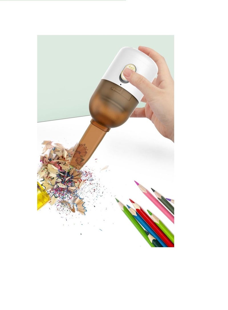 SOSEKO USB Brush Mini Desktop Vacuum Cleaner - Image 1