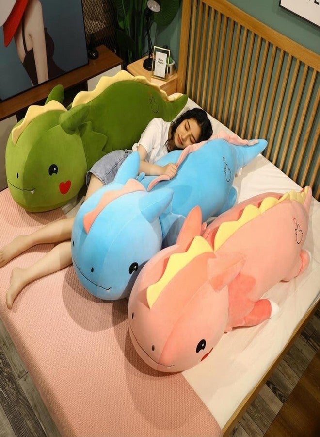 TechMax Solution Lovely Dinosaur Pillow Mini Plush Toy Soft Green Stuffed Animal Cushion for Kids, Cute Cartoon Gift - Image 3