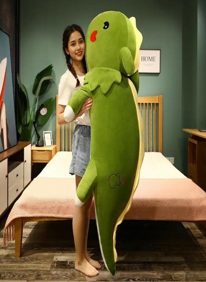TechMax Solution Lovely Dinosaur Pillow Mini Plush Toy Soft Green Stuffed Animal Cushion for Kids, Cute Cartoon Gift - Image 4