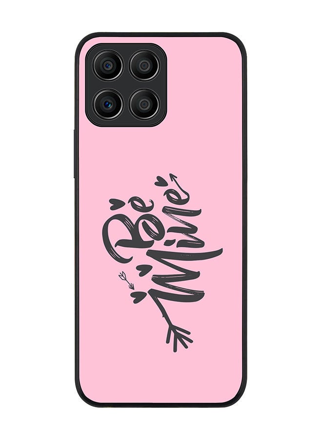 Stylizedd Rugged Black edge case for Honor X8 5G Slim fit Soft Case Flexible Rubber Edges Anti Drop TPU Gel Thin Cover - Be Mine - Image 1