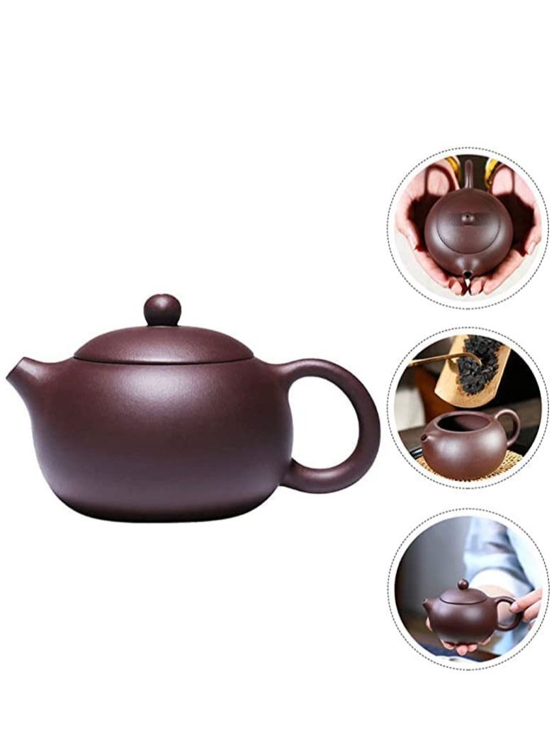 Tealand A Touch of Nature Natural Clay Tea Pot 0.34L for Serene Tea Enjoyment - Image 2