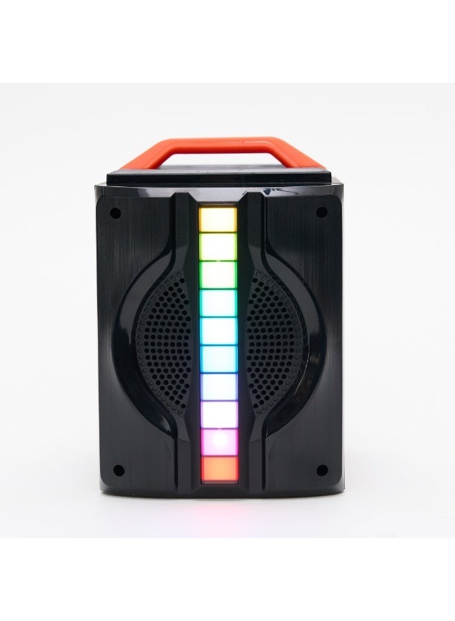 فكسر سماعة بلوتوث محمولة بقوة 10 واط – إضاءة RGB – راديو FM – دعم USB وكارت ميموري - Image 1
