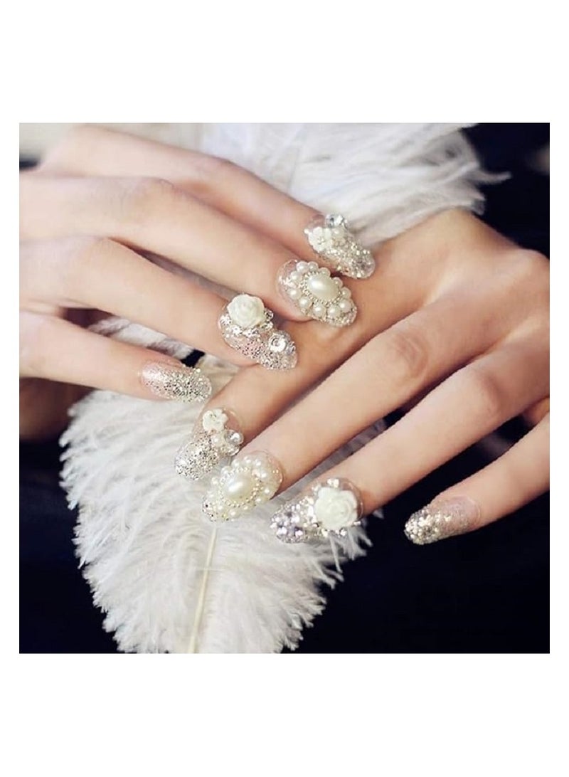 أظافر يد شفافة في عبوة من 100 قطعة، تغطية كاملة - 10 مقاسات - Image 4