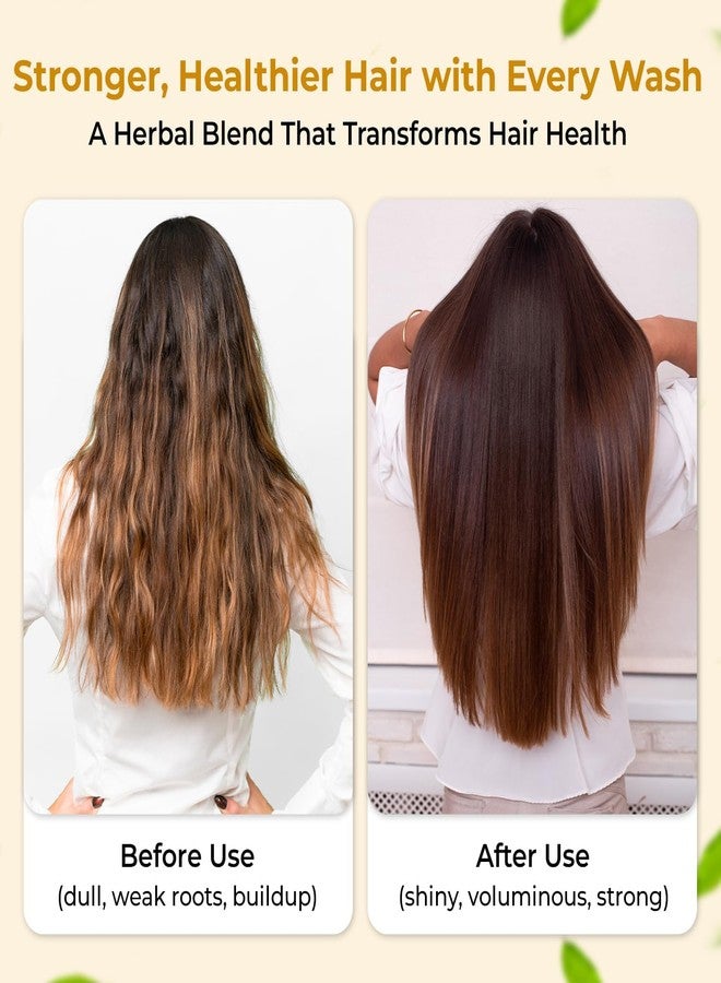 Natural Herbal Hair Wash Powder, 100g, with Amla, Reetha, Shikakai, Neem, Bhringraj, Brahmi, Hibiscus, Chemical-free Shampoo for All Hair Types - Image 5
