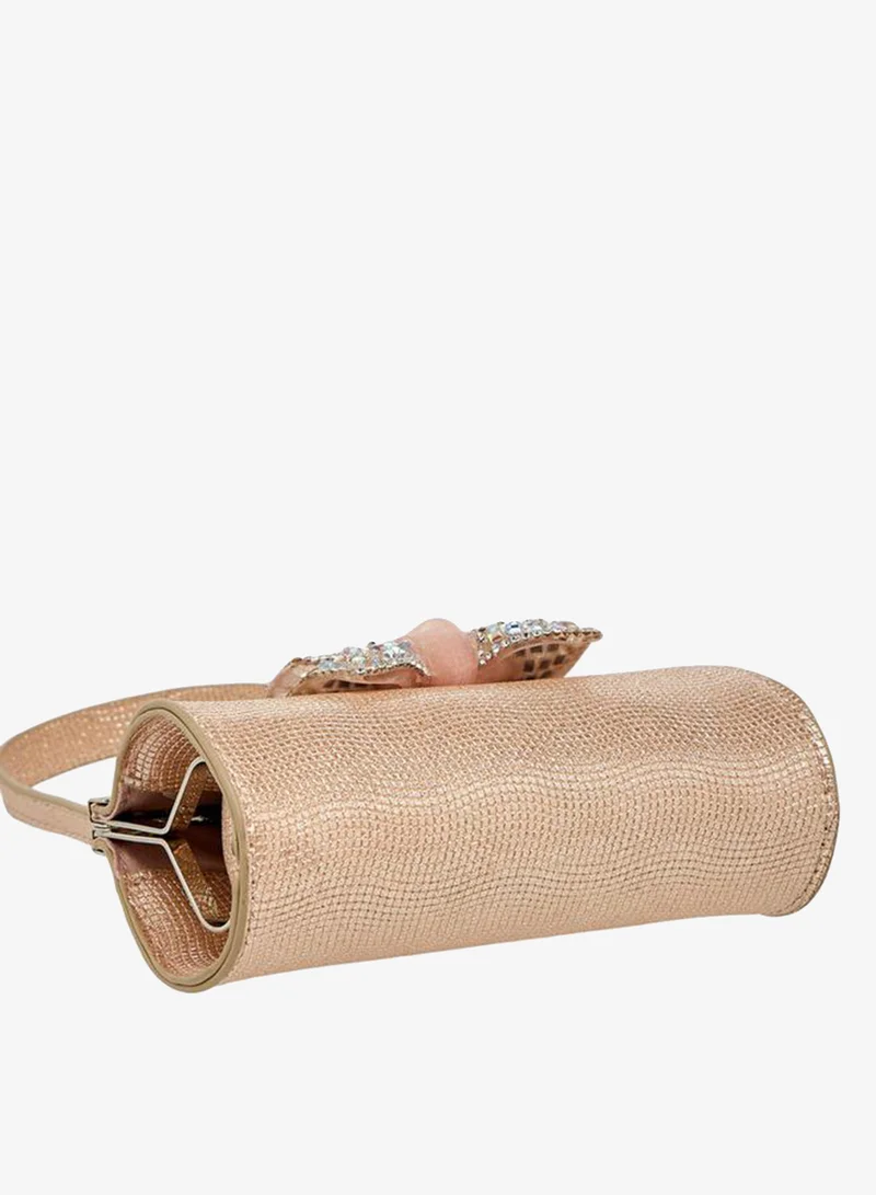 Celeste PINK Handbag with Embellished Bow for Women | Best Price UAE