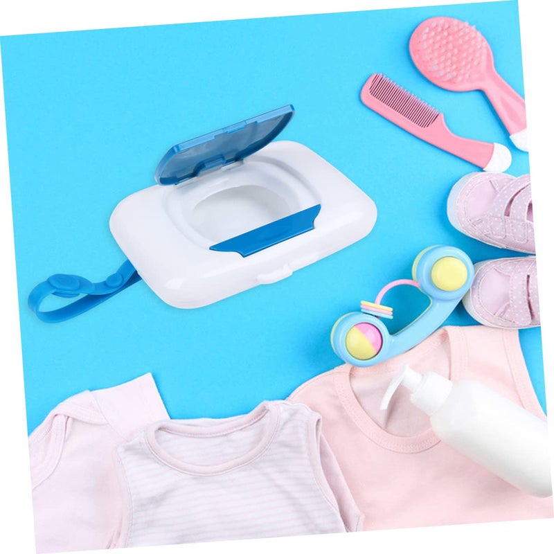 Refillable Portable Baby Wipe Holder Case for Travel and Diaper Bags 2 Pack - Image 4