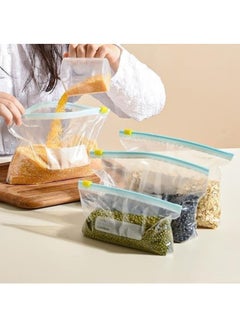 Generic 20 Pieces Fresh Food Sealed Packaging Bags, Self-Sealing Household Plastic Bags, Special Sub-Packaging Bags for Refrigerator Storage and Freezing, 20 x 10 + 4cm  - Image 4
