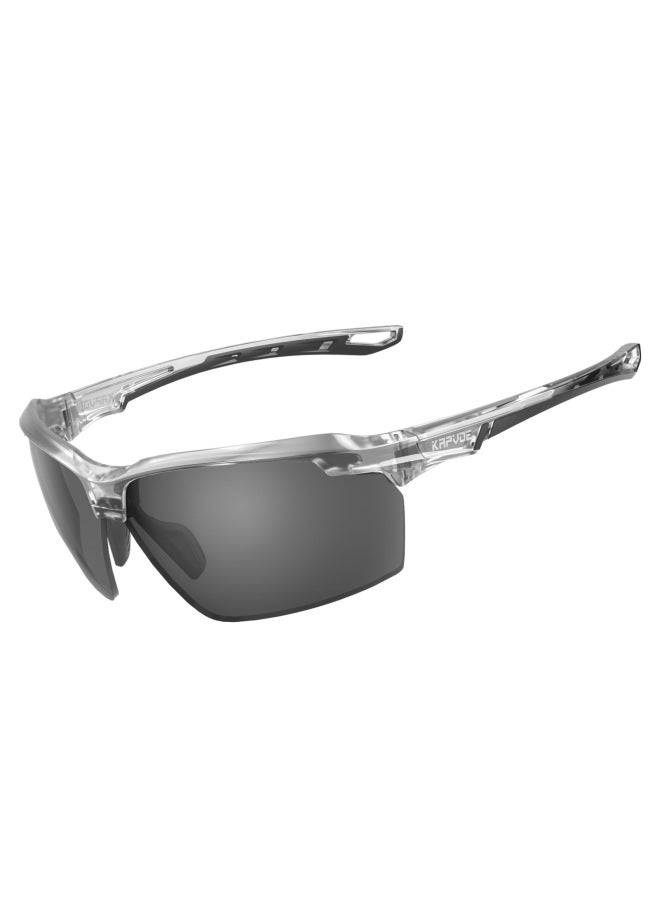 KAPVOE New Ultra Light Running Polarized Glasses European And American Professional Fashion Men's And Women's Photochromic Sports Eye Protection Windproof Glasses - Image 5
