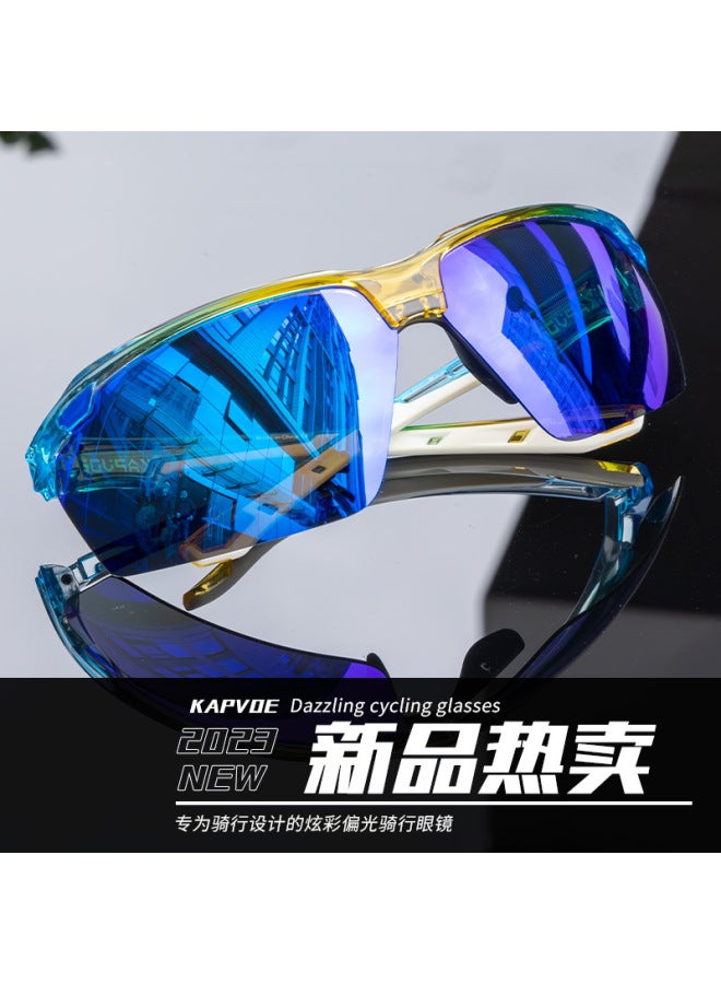 KAPVOE New Ultra Light Running Polarized Glasses European And American Professional Fashion Men's And Women's Photochromic Sports Eye Protection Windproof Glasses - Image 3