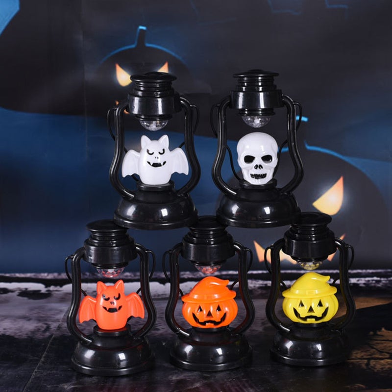 Halloween Hand Lantern Bar KTV Party Decoration Prop Skull Pumpkin Bat Night Lamp - Image 4