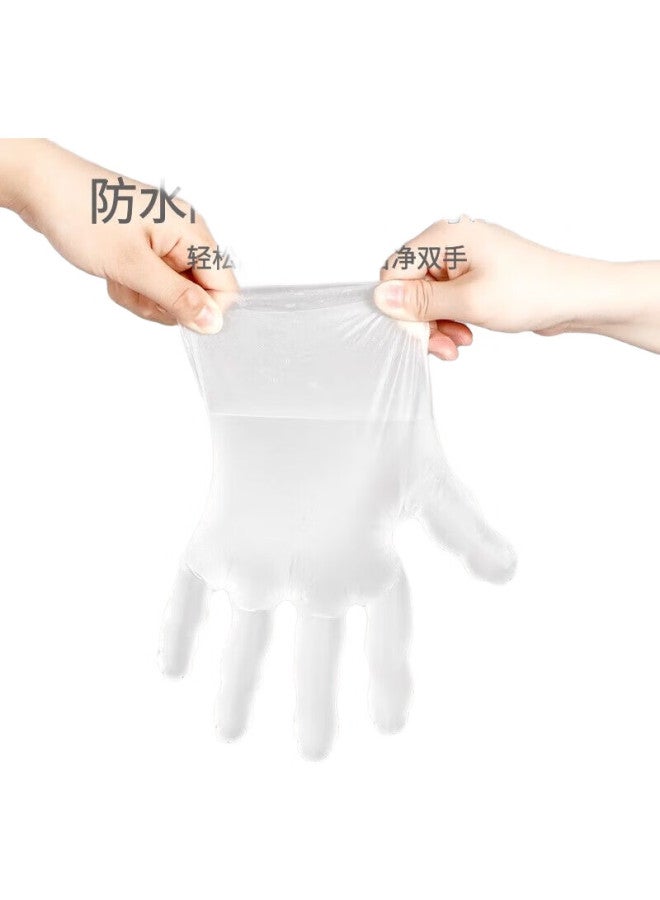 Yekee Sanrio Co-Branded Disposable Tpe Gloves, Food Street Big Ear Dog Style, Household Thickened, 100 Pieces Per Box, K-8134 - Image 1