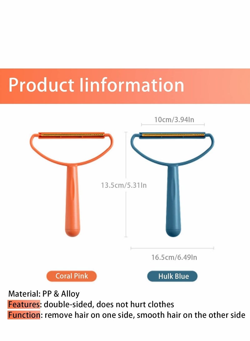 Excefore Lint Remover, New Pet Hair, Manual Carpet Scraper for Clothes Fluff Rake, Roller Cleaner, (2 PCS) - Image 2