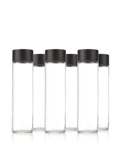 FUFU 6-Pack 500ml glass Juice Bottles Reusable Water Bottles  - Image 2