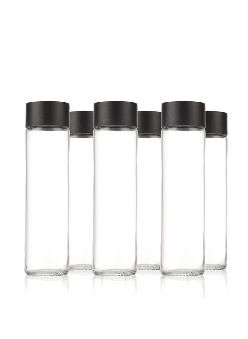 فوفو عبوات من 6 عبوات من زجاجات عصير زجاجية سعة 500 مل قابلة لإعادة الاستخدام - Image 2