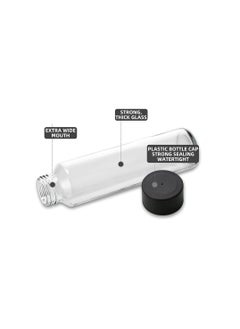 FUFU 6-Pack 500ml glass Juice Bottles Reusable Water Bottles  - Image 4
