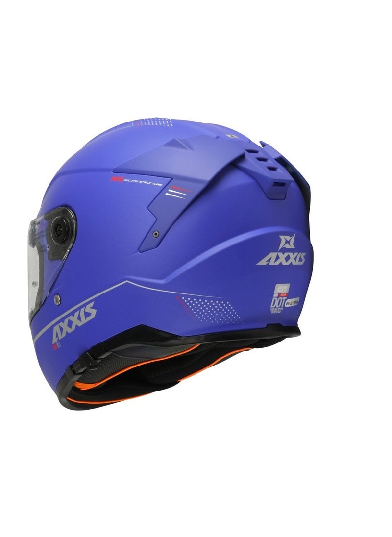 AXXIS - Hawk Evo SV Solid A7 Matt Blue M 57-58cm Helmet - Image 1
