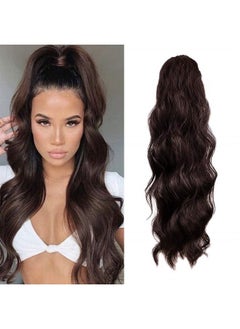 24 Inch Long Body Wave Ponytail hair Extension Synthetic Heat Resistant Wrap Around Drawstring Curly Wavy Ponytail Hairpieces for Women (4#) - pzsku/Z3EC2F9330B2E53724926Z/45/_/1682013054/f9982ca7-3aed-4df3-888e-05ed32eb5565