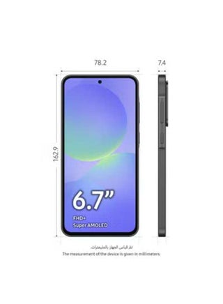 جالاكسي A36 5G ثنائي الشريحة أسود رائع 6 جيجابايت رام 128 جيجابايت - نسخة الشرق الأوسط - view 2
