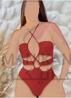 MANIKAN One-Piece Bodysuit with Bold Cutouts and Crisscross Straps  - Image 4