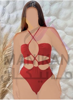 MANIKAN One-Piece Bodysuit with Bold Cutouts and Crisscross Straps  - Image 5