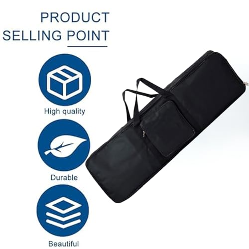 TECHBLAZE 38 Inch Padded Keyboard Cover Bag Durable Waterproof Piano Bag Compatible with PSR- F52, F51, E263 & Casio CTK 2550, Ctk3500, Casio CT-S200, CT-S300 Portable Electric Piano Case - Image 5