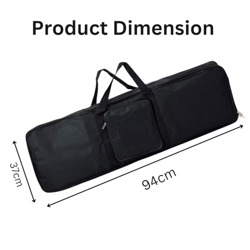 TECHBLAZE 38 Inch Padded Keyboard Cover Bag Durable Waterproof Piano Bag Compatible with PSR- F52, F51, E263 & Casio CTK 2550, Ctk3500, Casio CT-S200, CT-S300 Portable Electric Piano Case - Image 2
