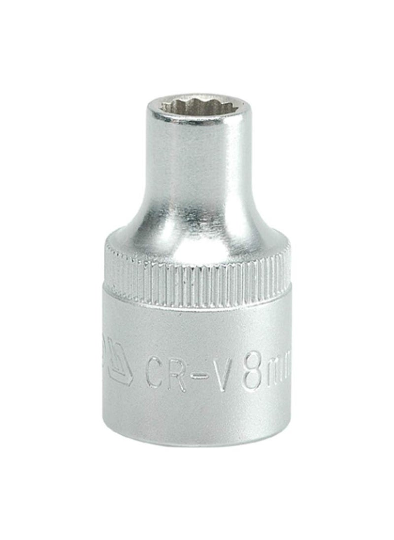 Yato Yato combo Set of 3 BiHexagonal Sockets YT12708mm YT12719mm YT127210mm with length of 38mm and 12 inch drive made of chromium VanadiumPack of 3  - Image 2