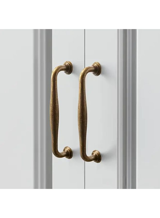 2pcs Antique Bronze Cabinet Handles 96mm Hole Pitch Solid Zinc Alloy Pulls For Kitchen Wardrobe - Image 2