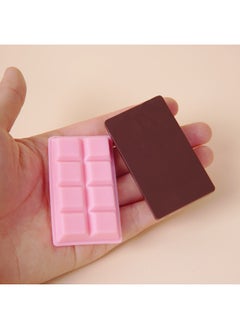 Generic Simulation Chocolate Fake Food Toy PVC Simulation Snacks Key Chain Valentine's Day Small Gift Bag Pendant-Color:Light Brown Chocolate-no Deduction-Size:If You Need To Add A Keychain, Click On The Bottom Button Changing Option  - Image 4