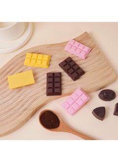 Generic Simulation Chocolate Fake Food Toy PVC Simulation Snacks Key Chain Valentine's Day Small Gift Bag Pendant-Color:Light Brown Chocolate-no Deduction-Size:If You Need To Add A Keychain, Click On The Bottom Button Changing Option  - Image 5