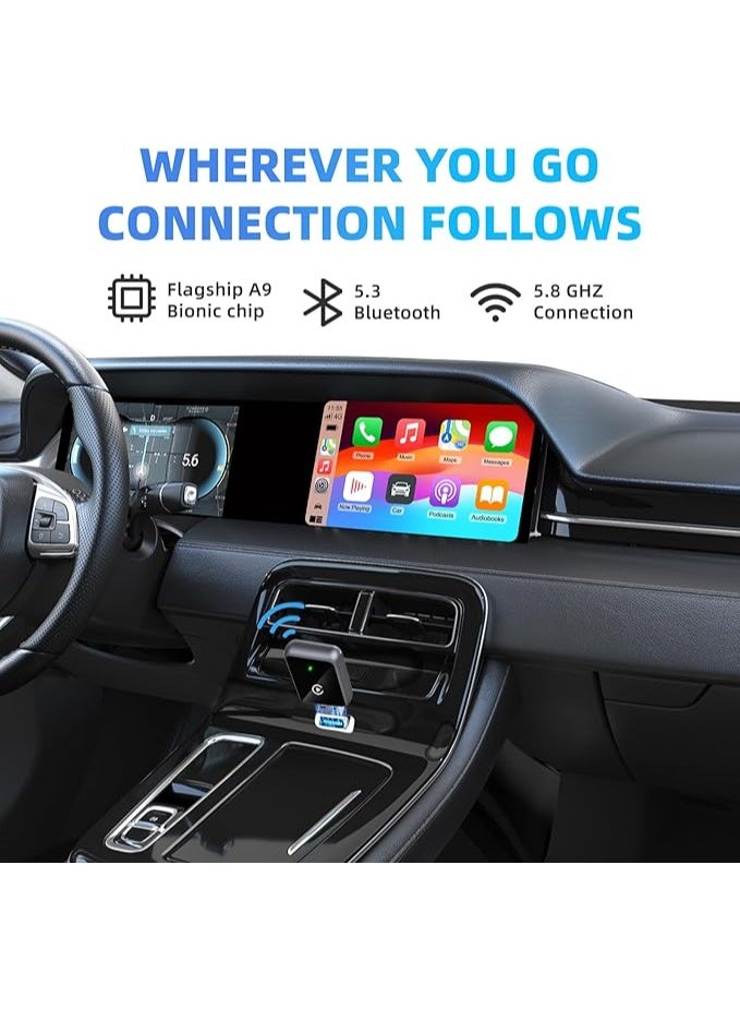 2025 Wireless CarPlay Adapter – Compact Plug & Play Dongle Converts Wired to Wireless for iPhone, Fast Stable Connection - Image 3