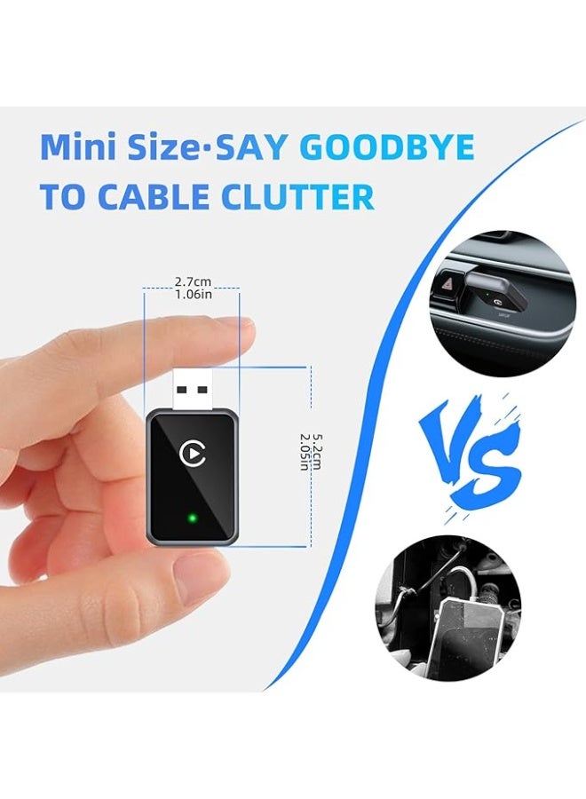 2025 Wireless CarPlay Adapter – Compact Plug & Play Dongle Converts Wired to Wireless for iPhone, Fast Stable Connection - Image 2
