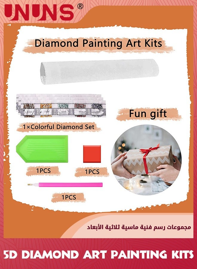 UNUNS 5D Diamond Painting Kits For Adults,DIY Diamond Art White Tree of Life Diamond Painting Full Drill Beginners Craft Kits for Home Wall Decor Gifts,15.7x11.8 inch(30x40cm)  - Image 3