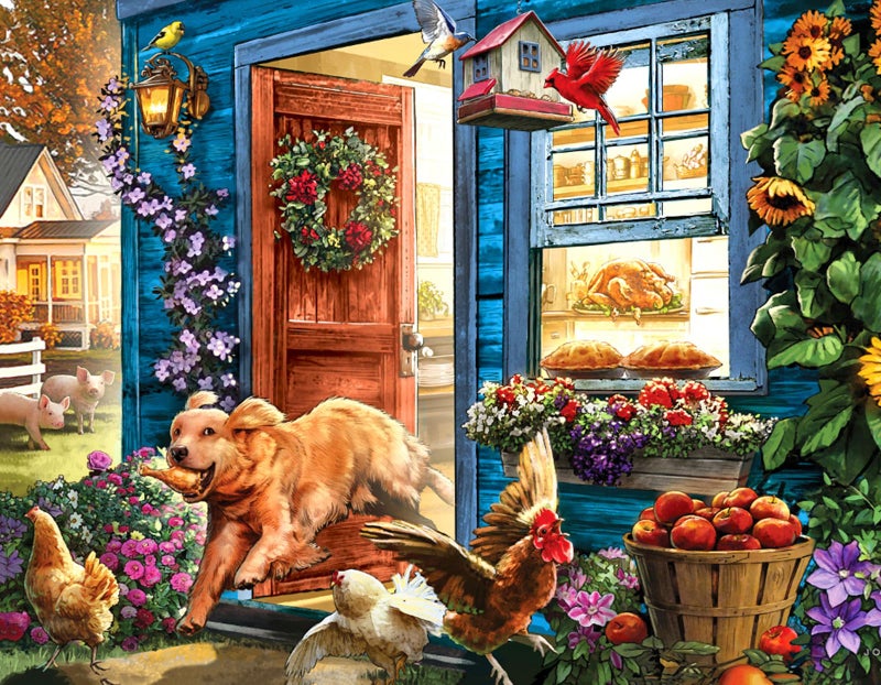 CHengQiSM 100 Piece Puzzles For Kids Funny Dog 100 Piece Puzzles For Adults The Great Escape 100 Pieces Jigsaw Puzzle For Kids Ages 48 A Running Dog Puzzle For Seniors Elderly Dementia Alzheimers Activities - Image 3