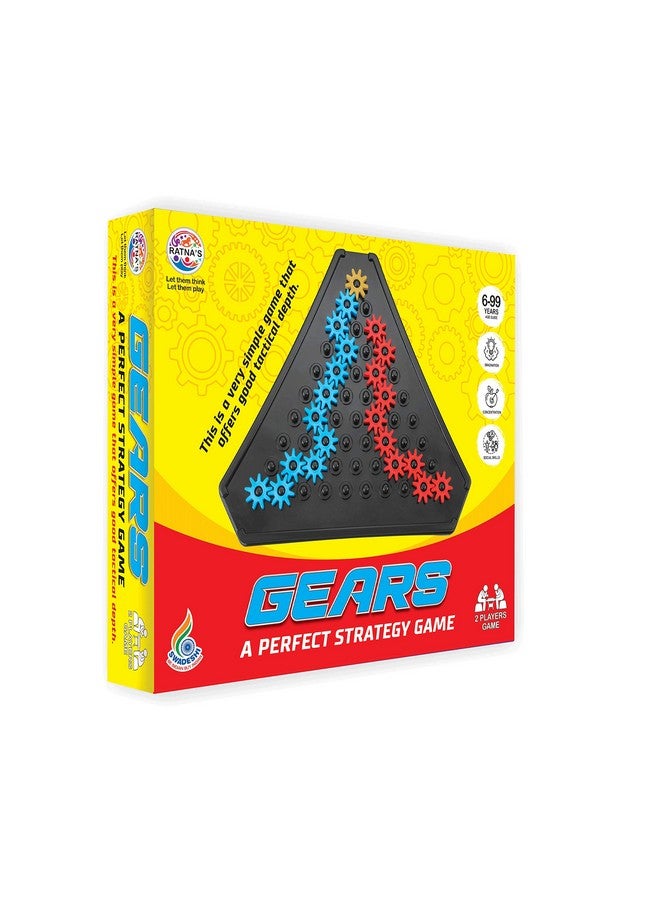 Ratna's Spinning Gears A Perfect Strategy Board Game for Kids & Adults 6+ Years - Image 1