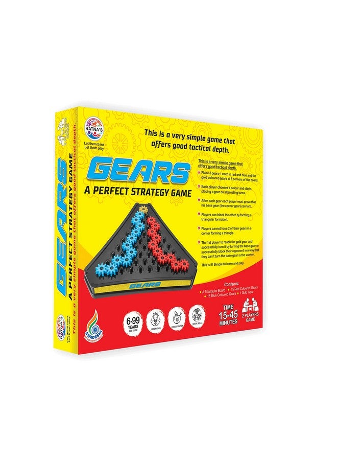 Ratna's Spinning Gears A Perfect Strategy Board Game for Kids & Adults 6+ Years - Image 4