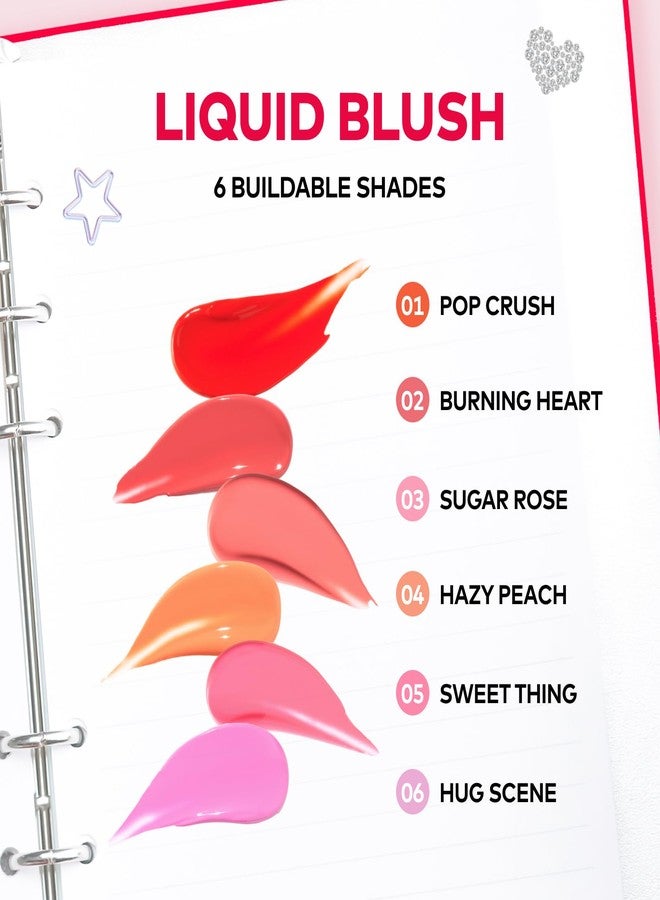 تي بي اس واي أحمر خدود TPSY Juicy Flush (03 Sugar Rose) - أحمر خدود سائل مرطب للخدود، تركيبة قابلة للتكثيف، لمسة نهائية ناعمة وملساء، تأثير تمويه، لون وردي فاتح، نباتي - Image 4