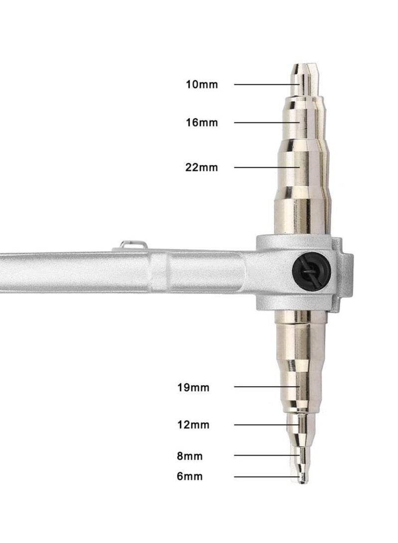 Excefore Copper Pipe Tube Expander, Universal Copper Pipe Tube Expander Hand Swaging Tool for HVAC Refrigeration Maintenance and Repair - Fits 6-22mm - Image 4