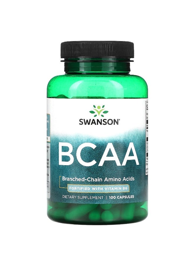 SWANSON سوانسون، BCAA، 100 كبسولة - Image 1