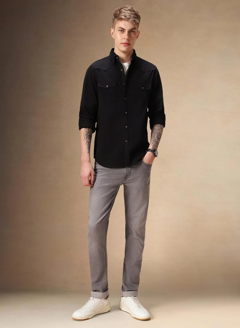 Dennis Lingo Black Shirt For Men For Men